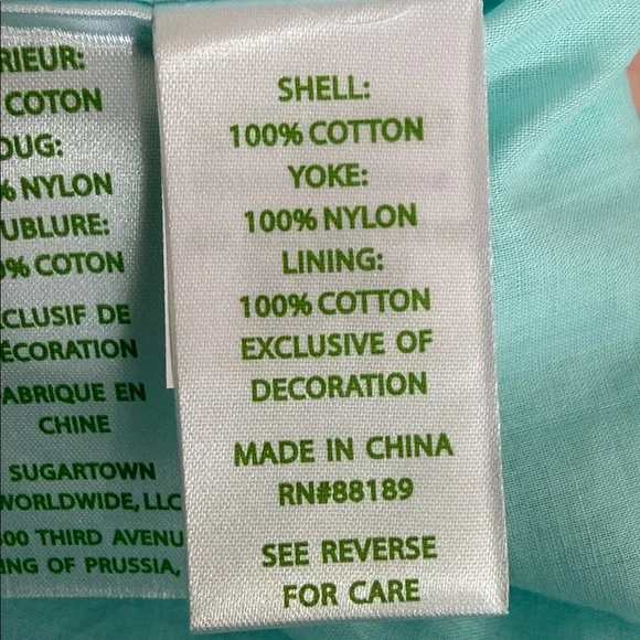 NEW Lily Pulitzer Aqua Sleeveless Mini Dress Size 8 - Picture 6 of 7